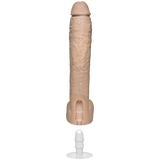 The Naturals 12 inches Dong With Balls Beige