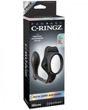 Rock Hard Ass Gasm Vibrating Ring - Black