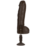 Bam Huge Realistic Cock 13 Inch - Brown