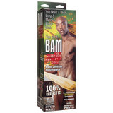 Bam Huge Realistic Cock 13 Inch - Brown