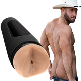Man Squeeze - Chad White - Ultraskyn Stroker - Ass Vanilla