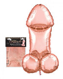 Glitterati 3ft Mylar Balloon Rose Gold
