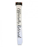Officially Retired Sash - White