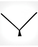 Adore Between The Cheats Velvet  Panty Black O/S