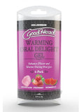 Goodhead Warming Oral Delight Gel Multi-flavor 6-pack 0.24 Oz.