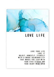 Love Life Greeting Card