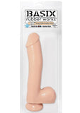 Basix Rubber Works 10 Dong w/Suction Cup - Flesh
