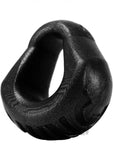Hung Padded Cockring Oxballs - Black