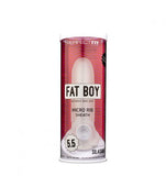 Perfect Fit Fat Boy Micro Ribbed Sheath 5.5in Clear