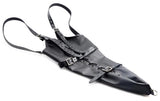 Full Sleeve Armbinder Black Leather Restraint