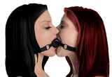 Doppleganger Silicone Double Mouth Gag Black