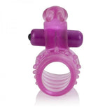 Basic Essentials Stretchy Bunny Enhancer Vibrating Pink