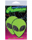 Green Glitter Alien Pasties O/S