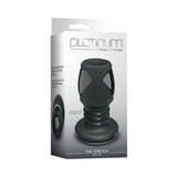 Platinum Silicone The Stretch Silicone Anal Plug Medium - Black