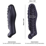 MAN WAN Ryzer Penis Extender and Soft Masturbating Sleeve Black Plum