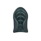 MAN WAN Starter Travel Size Silicone Vibrating Masturbator Pine Grey