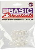 Peal Stroker Beads Small 1.5 Inch - White