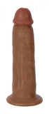 Curve Novelties 7 Bareskin Dildo - Latte