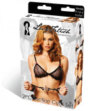 Lux Fetish Sexy Suction Cuffs Black