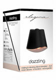 Dazzling Rotating Vibrating Clitoral Stimulator Black