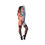 Magic Silk Sexy Time Strappy Bra & G-set Black Lx