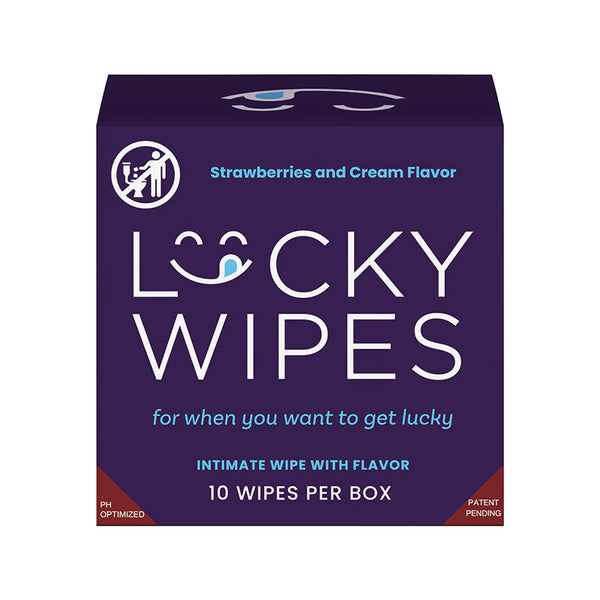 Sweetums Lucky Wipes Strawberries & Cream Flavor 10-Pack