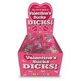 Valentines Sucks Dicks 100-Pack Display