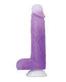 Blush Neo Elite Encore 8" Vibrating Dildo - Purple