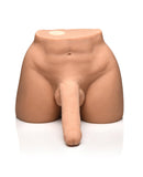 Curve Toys Jock Vibrating & Squeezing Male Masturbator w/Poseable Dildo