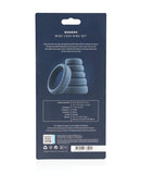 Boners 6 Pc Wide Cock Ring Set - Black