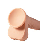 Luis App Controlled Realistic 8.5" Thrusting Dildo Vibrator w/Clit Licker - Ivory