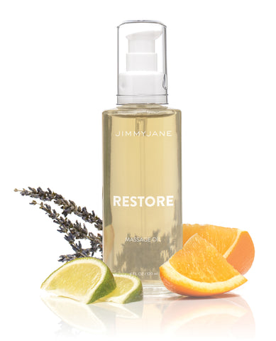 JimmyJane Restore Massage Oil - 4 oz