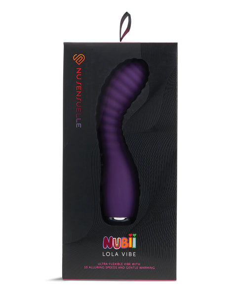 Nu Sensuelle Lola Nubii Flexible Warming Vibe - Purple