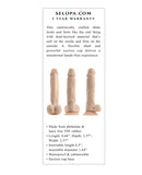 Selopa 6.5" Natural Feel Dildo - Light