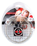 Heart 2 Heart Alligator Nipple Clamps w/Chain - Chrome