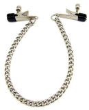 Heart 2 Heart Alligator Nipple Clamps w/Chain - Chrome