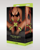 Whip Smart Glow in the Dark Wrist & Ankle Hogtie Set