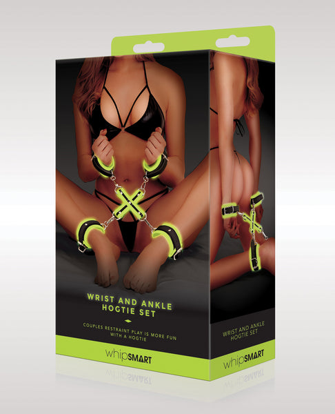 Whip Smart Glow in the Dark Wrist & Ankle Hogtie Set