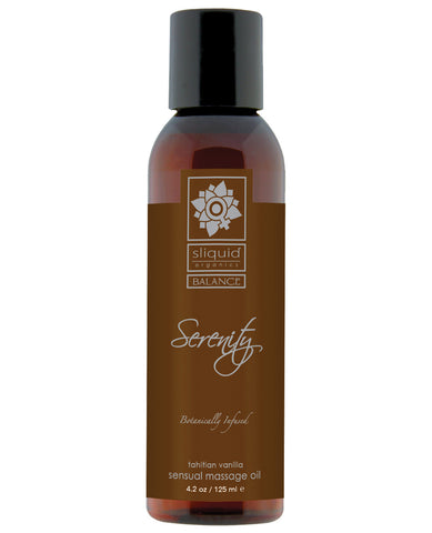 Sliquid Organics Massage Oil - 4.2 oz Serenity