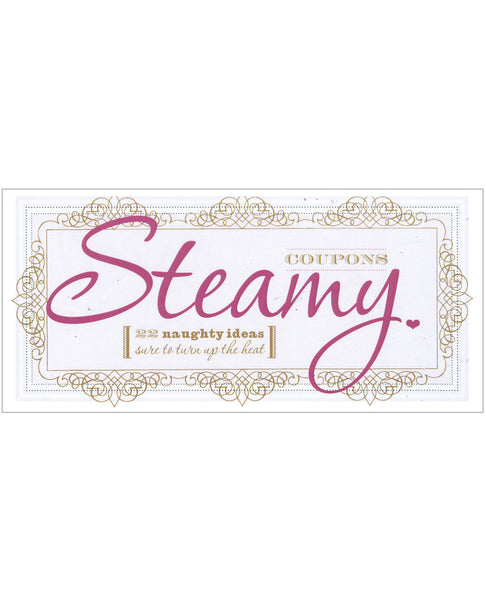 Steamy Coupons Book