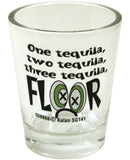 1 Tequilla 2 Tequilla 3 Tequilla Floor Shot Glass, Bachelorette & Party Supplies,- www.gspotzone.com