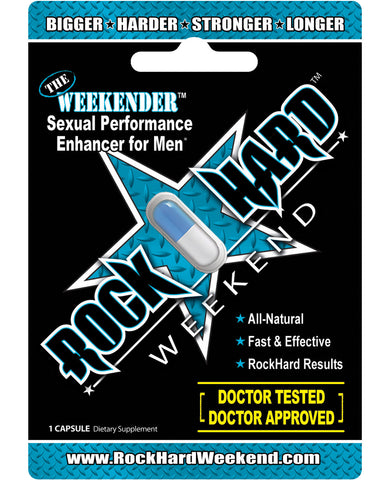 RockHard Weekend - 1 Capsule Pack