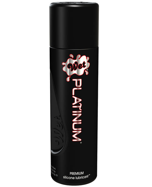 Wet Platinum Premium Silicone Based Personal Lubricant - 3.1 oz Bottle