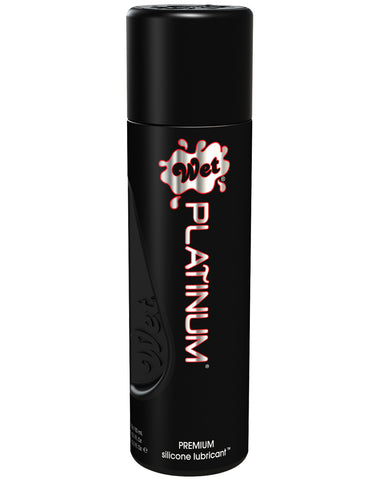 Wet Platinum Premium Silicone Based Personal Lubricant - 3.1 oz Bottle