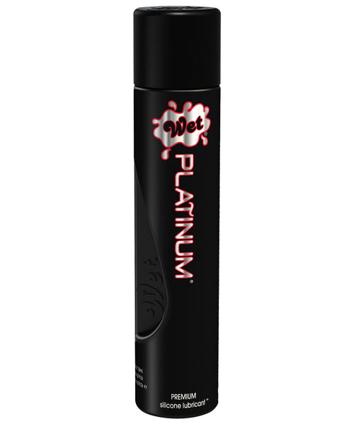 Wet Platinum Premium Silicone Based Personal Lubricant - 4.2 oz Bottle