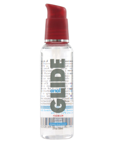 Anal Glide Silicone Lubricant - 2 oz Pump Bottle, Lubricants,- www.gspotzone.com