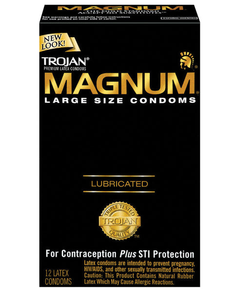 Trojan Magnum Condoms - Box of 12