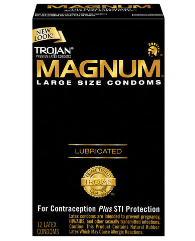Trojan Magnum Condoms - Box of 12