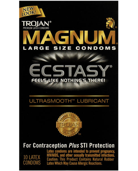 Trojan Magnum Ecstasy Condoms - Box of 10