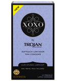 Trojan XOXO Softouch Low Odor Thin Latex Condom - Box of 10